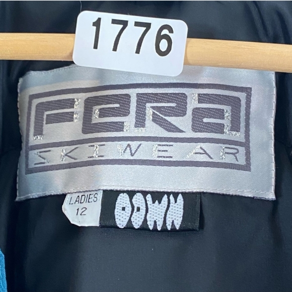 FERA Teal Green SkiwearJacket Women Size 12 - Picture 12 of 12